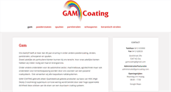 Desktop Screenshot of gamcoating.nl