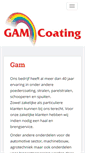 Mobile Screenshot of gamcoating.nl